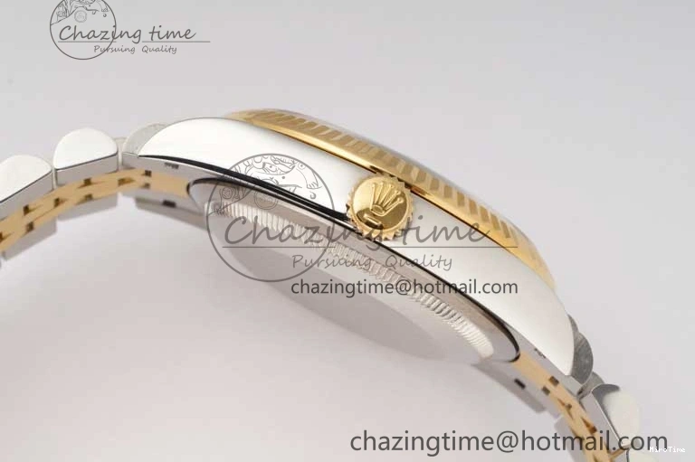 MiroTime 0311 GoodFit DateJust 36 SS YG DIWF 1:1 Best Edition 904L Steel White MOP Diamonds Dial on Jubilee Bracelet SA 2324